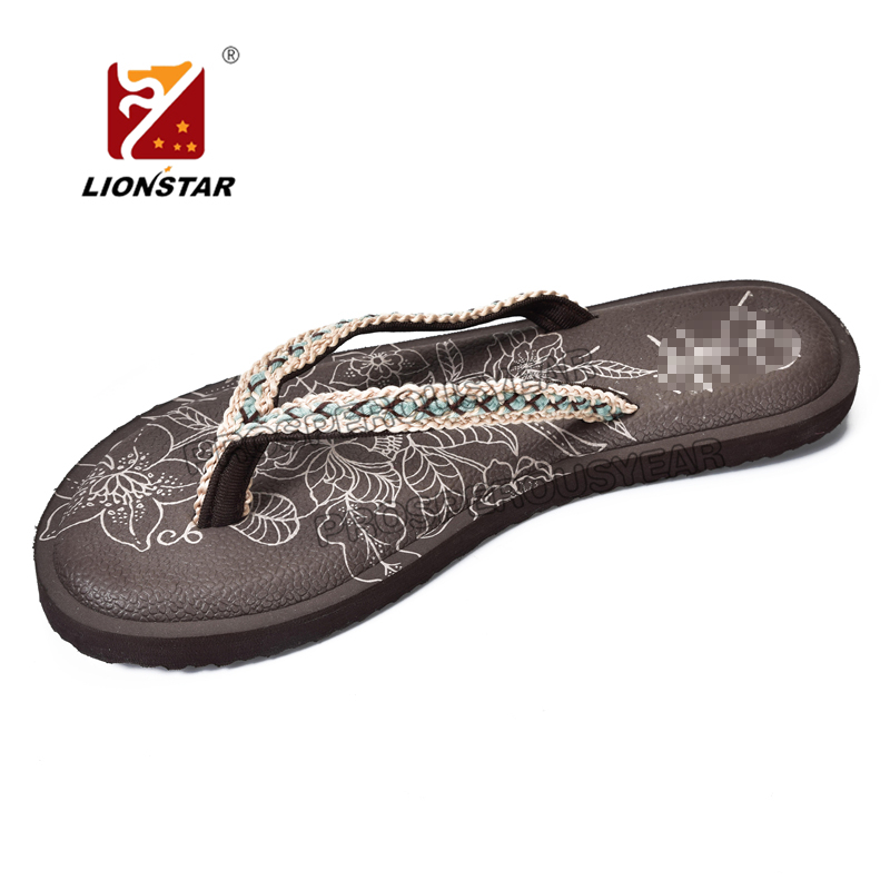 Lady Flip Flops Flower Summer Comfortable