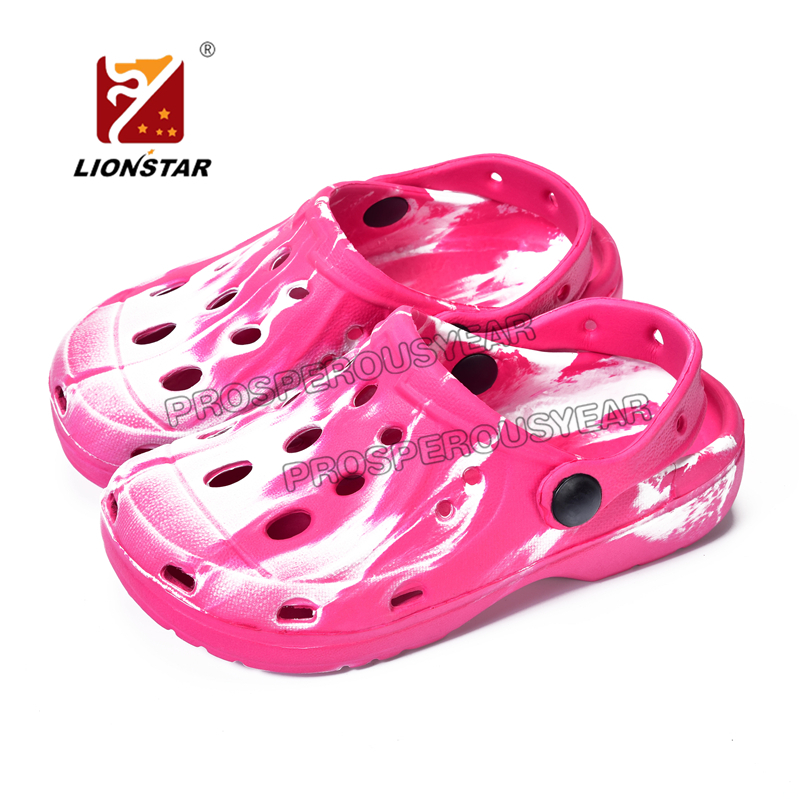 Children Junior Clogs Two Tone Color